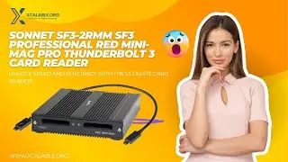 Sonnet SF3-2RMM SF3 Professional RED MINI-MAG Pro Thunderbolt 3 Card Reader