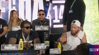 RYAN TAYLOR & MIST HEATED ARGUMENT AT MISFITS 14 PRESS CONFERENCE 🔥🔥: MEDIA SPOTLIGHT UK