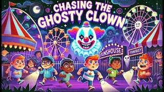 Chasing the Ghostly Clown | Animated Mystery Team Adventure Story