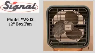 Signal Model WS12 Box Fan
