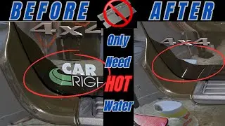 How To Remove Bumper Sticker --IN UNDER 2 MINUTES