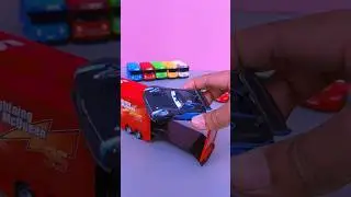 (ASMR) satisfying match mcqueen's car with his truck #toys #satisfying #viral