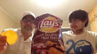 Lay's Sweet Southern Heat Barbecue Flavored Potato Chips # The Beer Review Guy