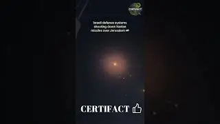 Breaking News: Watch as Israel's Defense System Destroys Iranian Missiles #IsraelDefense  #aerial