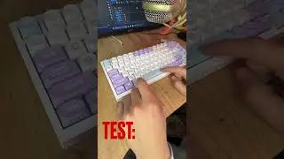 Akko cream blue V3 pro #keyboard #клавиатура #пк #keycaps #akko