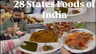 28 States Foods of India at Bharat Parv || Red Fort || Bihari Dahi Vada, Saag Roti, Roller Kulfi