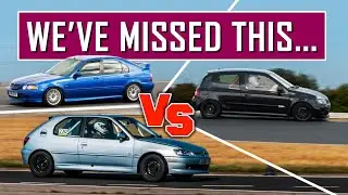 Can the 306 still drift?! And can it keep up with the MG ZS180 and Clio RS 172? | Blyton Park