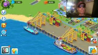 Global City - Building Game -  Seaport Tutorial Pt  1   Level 6 To 17 Complete