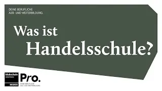 Was ist Handelsschule? | Klubschule Pro.