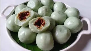 Gawin Ito Sa Glutinous Rice Flour At Buko Pandan Condensed Milk Para Sa Masarap Na BUKO PANDAN MASI