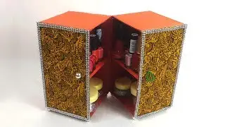 Very Useful Handmade Cardboard Organiser cum Jewelery Holder | StylEnrich