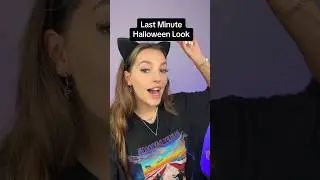 LAST MINUTE Halloween Look, mit Dingen, die du Zuhause hast part 1 #halloween #halloweenmakeuplook