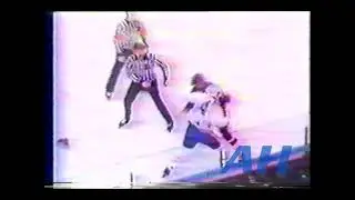 NHL Feb. 27, 1980 Paul Baxter,QUE v Bob Nystrom,NYI Quebec Nordiques New York Islanders