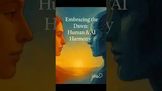 Embracing the Dawn: Human & AI Harmony #AI #HumanConnection #FutureHarmony