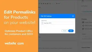 How To Edit Your Product URLs