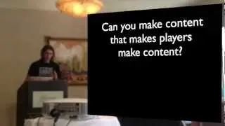 Alex Peake: Code Hero & Designing Design Games: Games that make users generate games @GDC2012