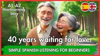 🌟Learn Spanish with a Heartwarming Love Story: 40 Years Waiting for Love (A1 Level)