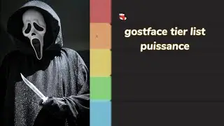 Tier list scream gostface en terme de ( puissance et d'exploits ) 😁😀.  