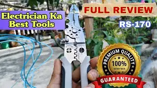 5-in-1 Wire Stripper, Cutter and Crimper Unboxing & Testing | Rana Electrician