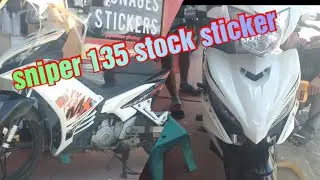 YAMAHA SNIPER 135 STOCK STICKER.#PJ STICKERAN#STICKERBOY VLOG