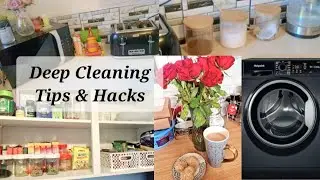 Kitchen Deep Cleaning | Morning Routine | Cooking | Pakistani Mum In Uk | Kitchen Tip And Hacks