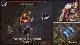 Grim Soul - 1st Time In Tortures Dungeon Floor 2  🍴Torture Rack & Secret Room 🍴