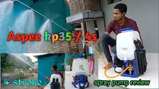 petrol pump agriculture best sprayer pump review  || Aspee 4 stroke engine ||