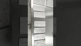 SLM Metal 3D Printed Shoe Mold Texture Test