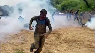 TEARS SMOKE TEAR GAS AT NSG COMMANDO TRAINING 😄