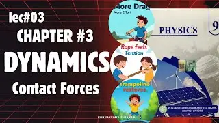 Class 9 Physics Chapter 3 | Contact Forces & Types | Dynamics | Easy Urdu Explanation
