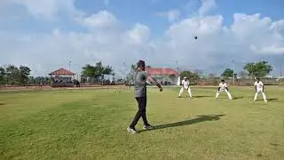 Cricket Coach Practicing Throws with Team Players🏏| Warm-Up #Cricket  #cricketcoaching #TeamPractice