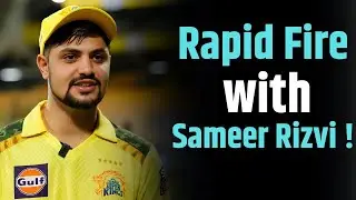 Interesting Rapid Fire with CSK Boy Sameer Rizvi ! | Shubhankar Mishra | Rohit Sharma