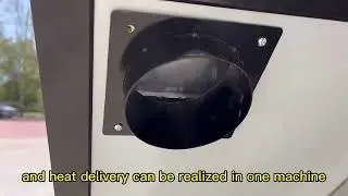 2023 New design solar air heater with fan Low maintenance solar thermal air heater