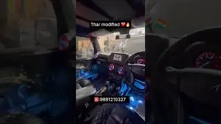 Mahindra Thar 🚘modified😍✅|| Premium seat cover & Accessories with Best price || #mahindrathar