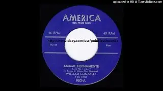 William Gonzalez - Love Me Tender - America 982 45RPM Side A - RocknRoll - Elvis
