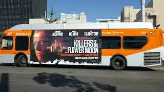 Martin Scorsese Killers of the Flower Moon Bus Los Angeles California USA October 18, 2023