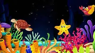 Calming Undersea Animation, Baby Lullaby Soothing fishes 🐠 Aquarium Fish Lullaby #016