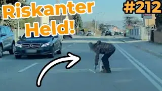Fußgänger UMGEMÖRSERT! Riskante Müllbeseitigung, Brake Check und Vollbremsungen | #GERMANDASHCAM 212