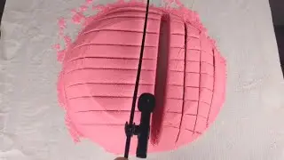 Very Satisfying and Relaxing KineticSand ASMR Cutting and #kineticsand #asmr #springonshorts
