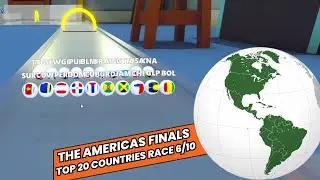Countries 3D Marble Race Americas Finals 2025 | Race 6/10 | ASMR Marble League Showdown
