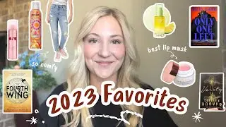2023 Favorites // Let's talk books, beauty products, + amazon favs