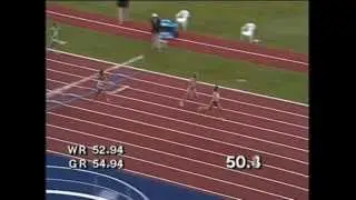 Sally Gunnell,1990-93. 3 Golds,1 Silver and a WR!