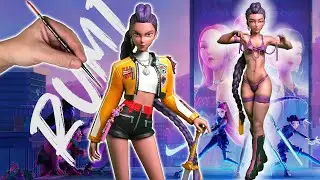 How to Paint Anime Skin Tones | Rumi - KPop Demon Hunters