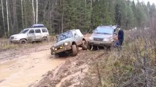 УАЗ Патриот на цепях