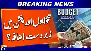 Good News for Govt Employees! Salary & Pension Raise Proposed in Budget 2025 | Geo News