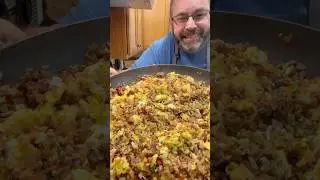 Breakfast Fried Rice #friedrice #sausage #bacon #eggs #breakfastideas #easyrecipes #foodlover
