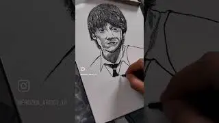 Ron Weasley sketch | Portrait | #ytshorts #art #shortcover #drawing #harrypotter #ronweasley #short
