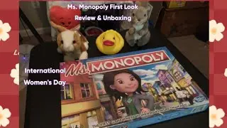 The Lady Icons Are Here! International Women's Day&bull; Ms. Monopoly&bull; First Look, Review & Unboxing