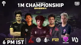 [HINDI] 1M CHAMPIONSHIP LEAGUE Season 1 || Ft. TSMent, Godlike, Megastars, Synergy, Fnatic