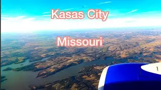 Airplane Landing At Kansas City International Airport (MCI)
